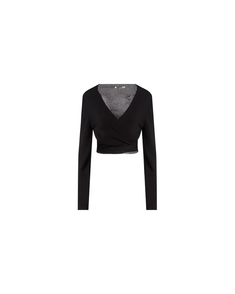 Suoli STRICKWAREN - Wickelpulloverauf YOOX.COM Schwarz