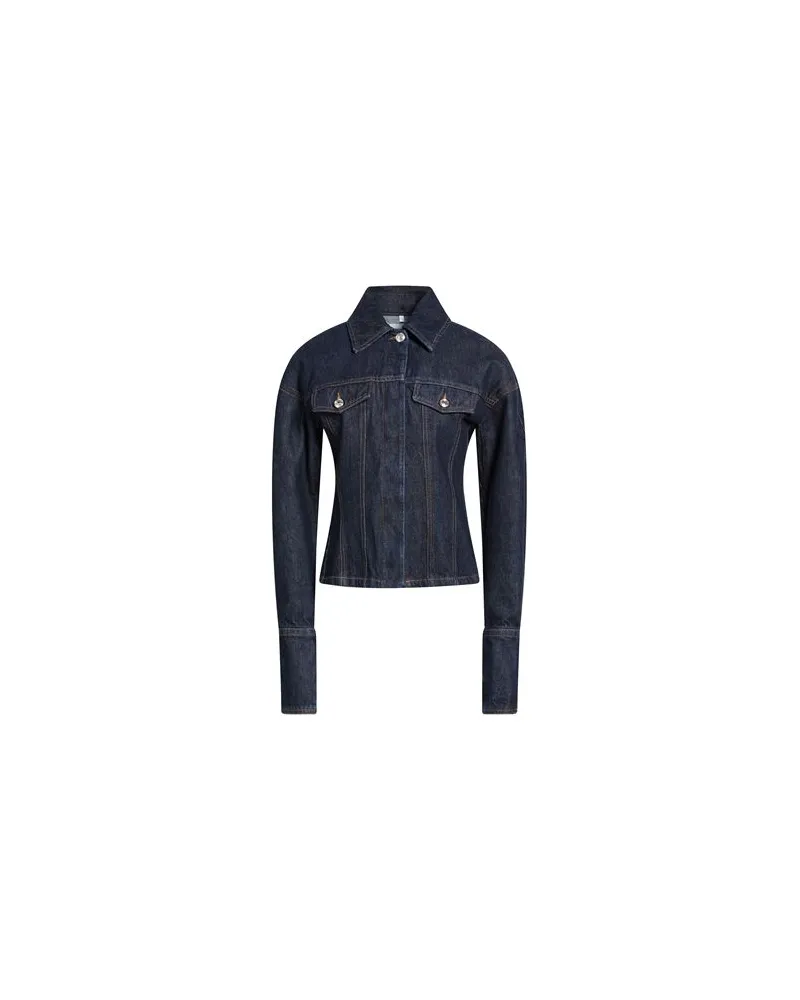 SPORTMAX JACKEN & MÄNTEL - Jeansjacken/Mäntelauf YOOX.COM Blau