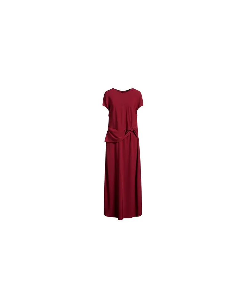Luisa Cerano KLEIDER - Maxi-Kleiderauf YOOX.COM Ziegelrot