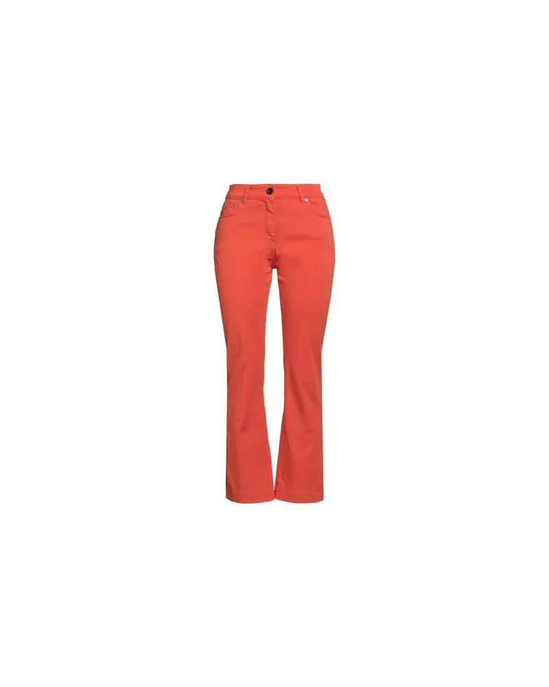 Semicouture HOSEN & RÖCKE - Jeanshosenauf YOOX.COM Tomatenrot