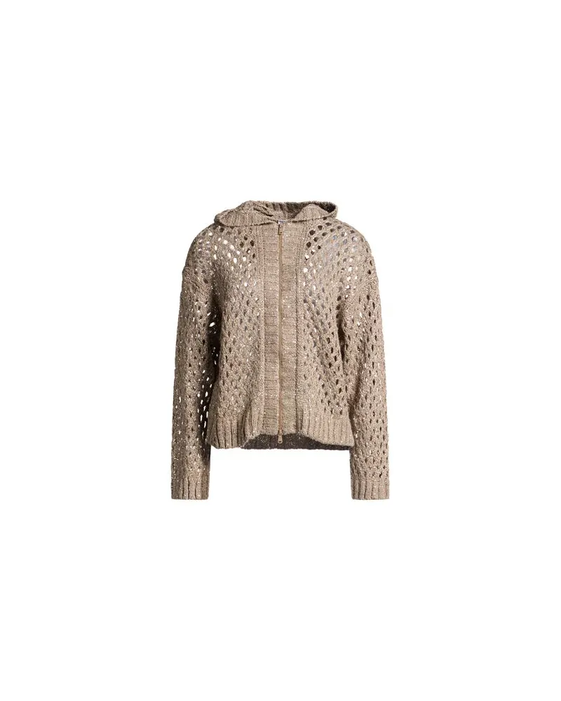 Brunello Cucinelli STRICKWAREN - Strickjackenauf YOOX.COM Khaki