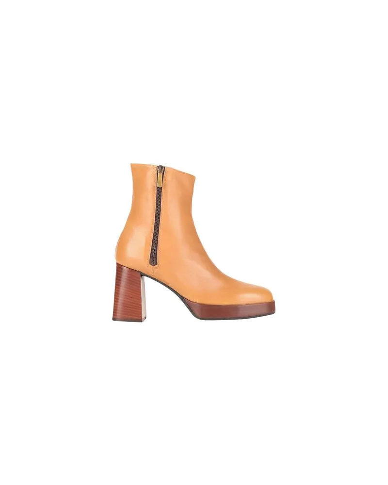 L'ARIANNA SCHUHE - Stiefelettenauf YOOX.COM Senf
