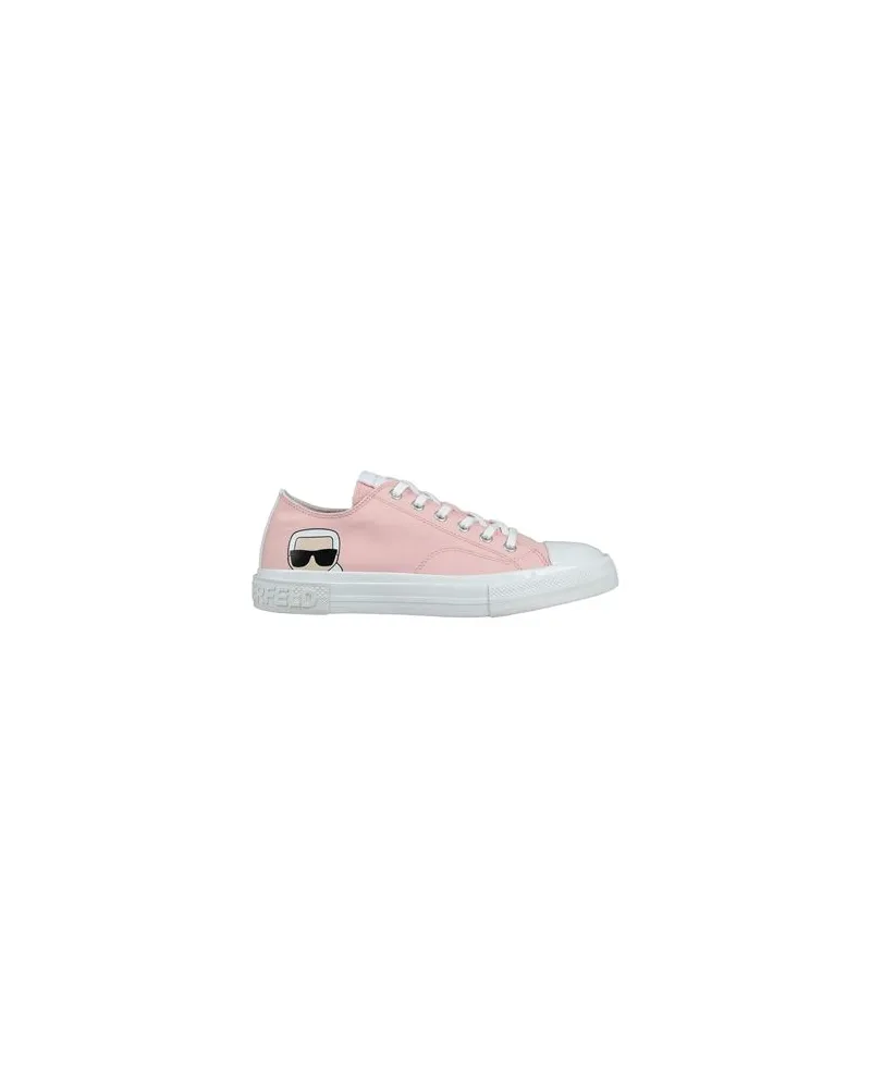 Karl Lagerfeld KAMPUS III Karl Ikonic Lo Lace   - SCHUHE - Sneakersauf YOOX.COM Rosa