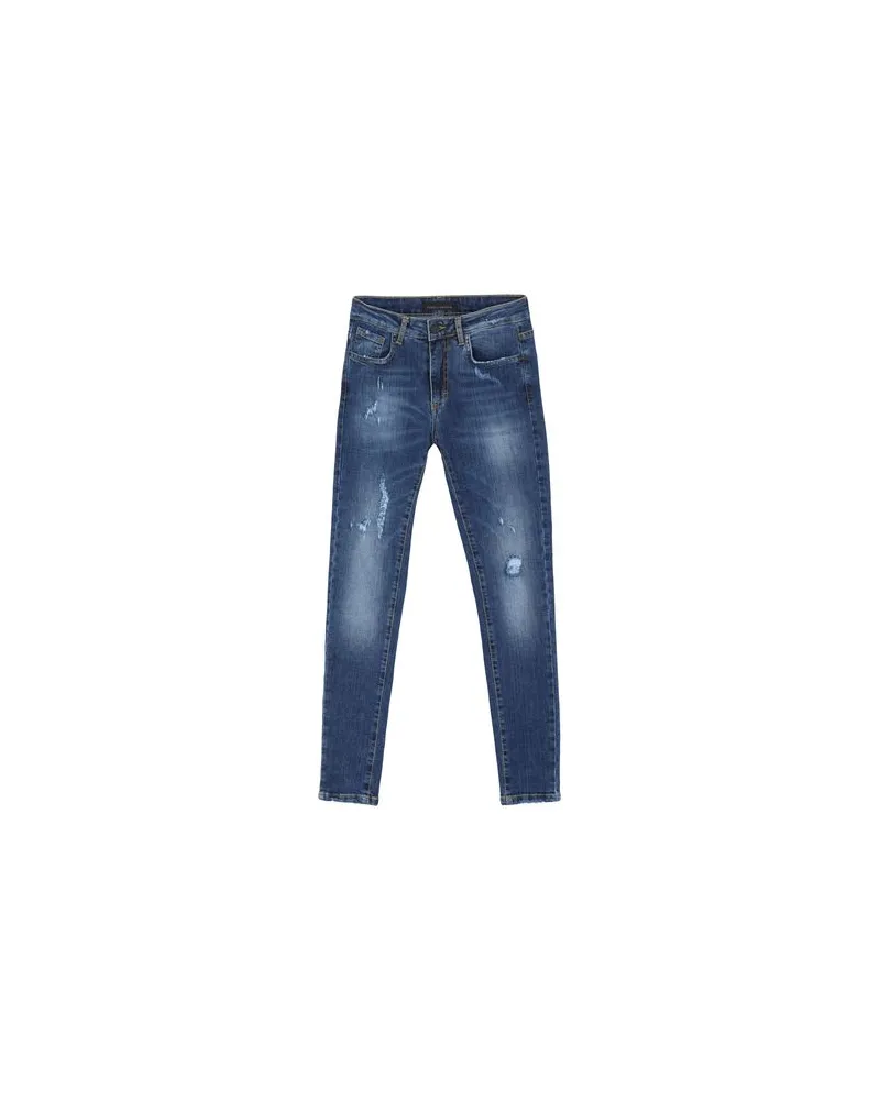 Frankie Morello HOSEN & RÖCKE - Jeanshosenauf YOOX.COM Blau