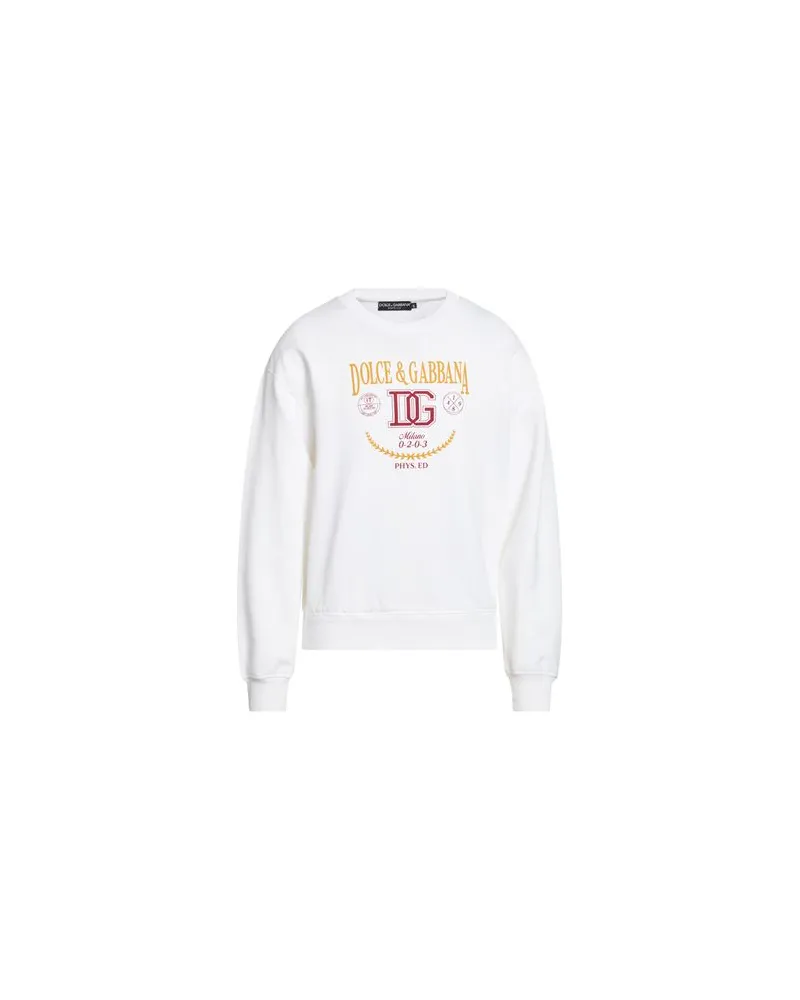 Dolce & Gabbana TOPS - Sweatshirtsauf YOOX.COM Weiß