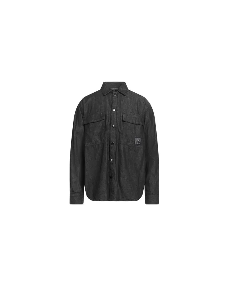 Karl Lagerfeld TOPS - Jeanshemdenauf YOOX.COM Schwarz