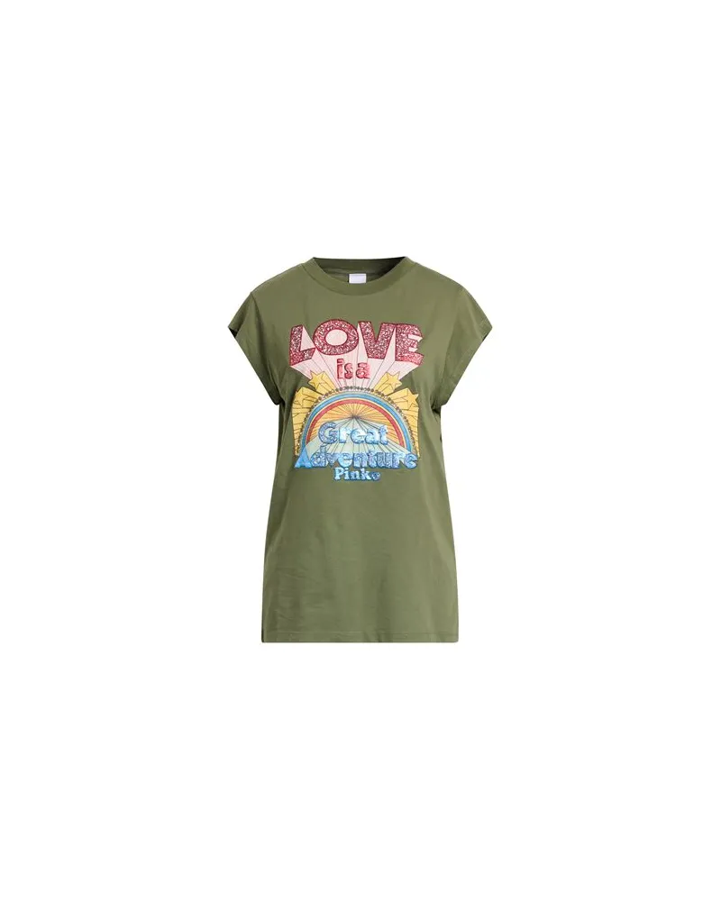 Pinko DENIM - TOPS - T-shirtsauf YOOX.COM Militärgrün