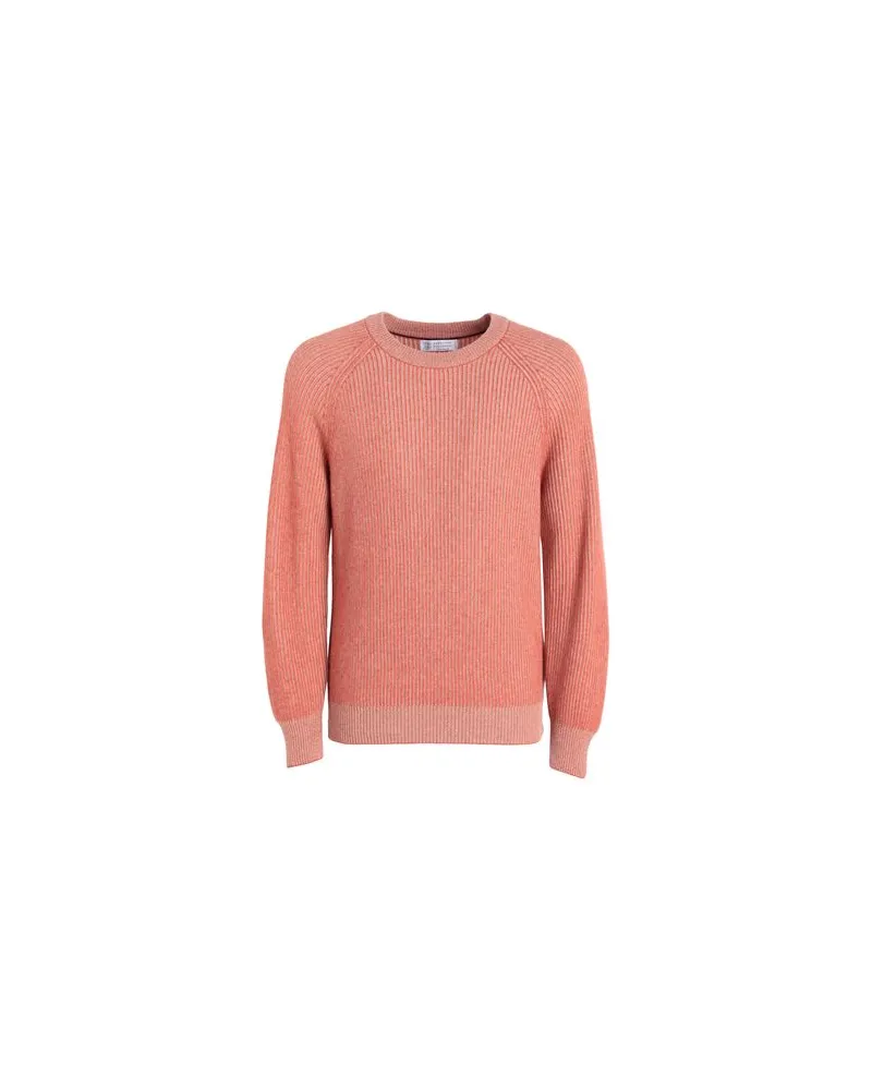 Brunello Cucinelli STRICKWAREN - Pulloverauf YOOX.COM Orange