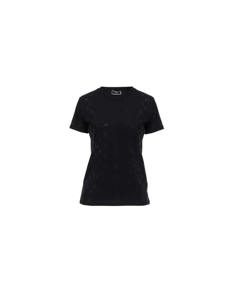 Elisabetta Franchi TOPS - T-shirtsauf YOOX.COM Schwarz