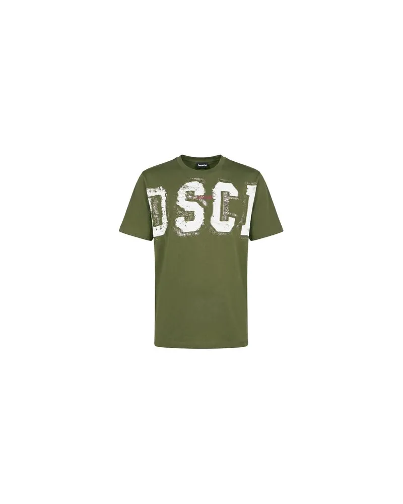 DISCLAIMER TOPS - T-shirtsauf YOOX.COM Militärgrün