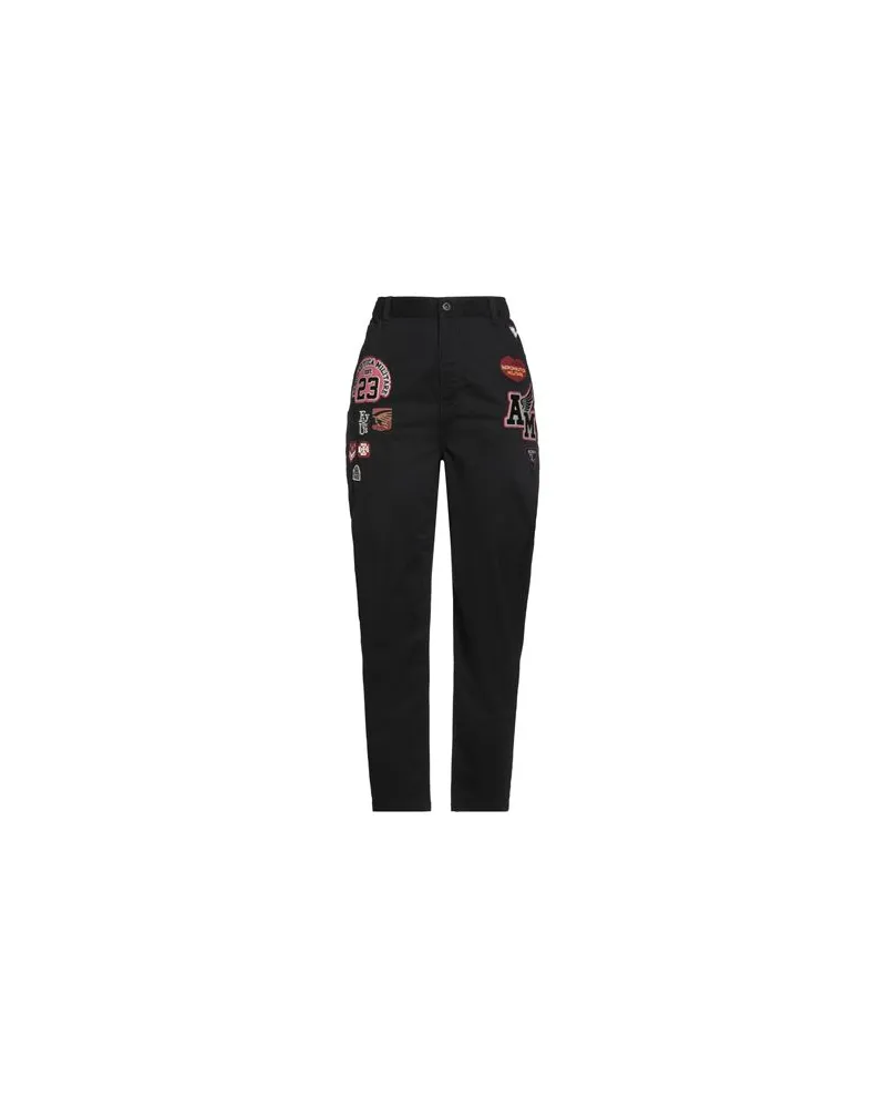 Aeronautica Militare JUST BE BOLD WITH AERONAUTICA LOVERS - HOSEN & RÖCKE - Hosenauf YOOX.COM Schwarz
