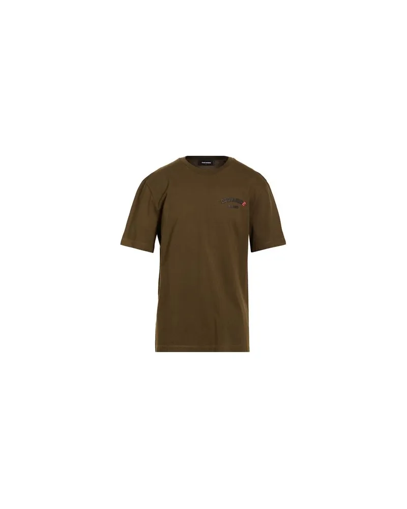 Dsquared2 TOPS - T-shirtsauf YOOX.COM Militärgrün