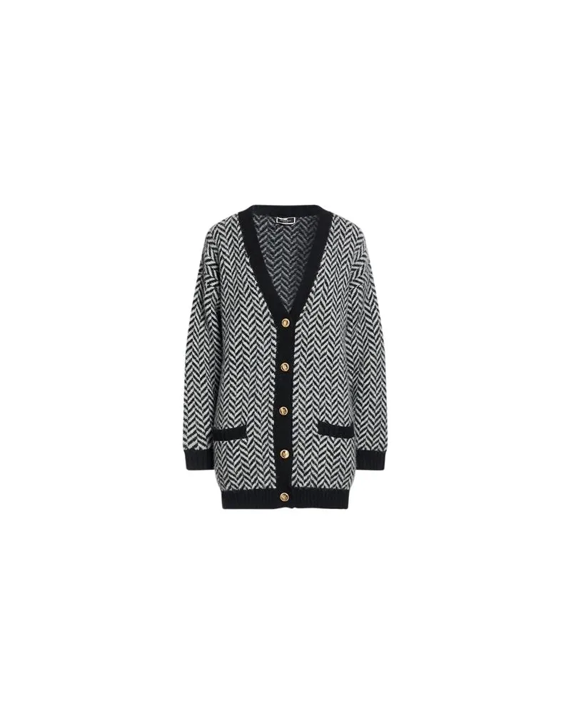 Elisabetta Franchi STRICKWAREN - Strickjackenauf YOOX.COM Schwarz