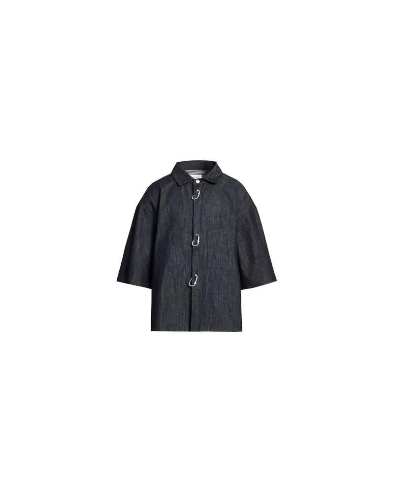 The Silted Company TOPS - Jeanshemdenauf YOOX.COM Blau