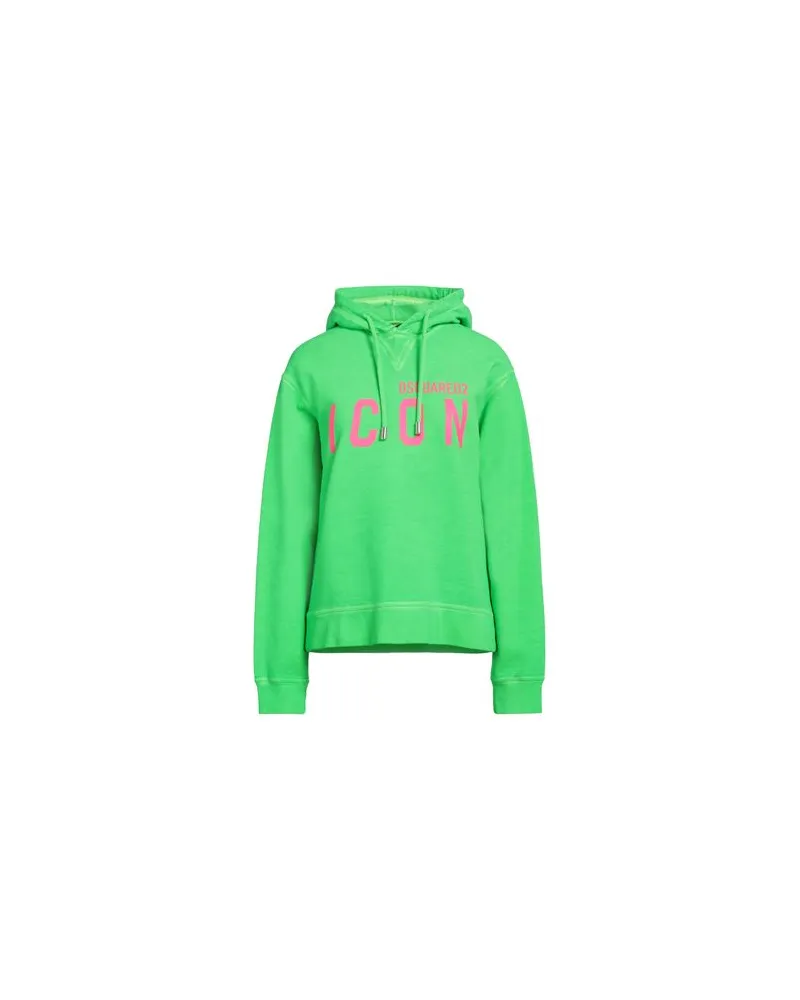 Dsquared2 ICON - TOPS - Sweatshirtsauf YOOX.COM Limettengrün