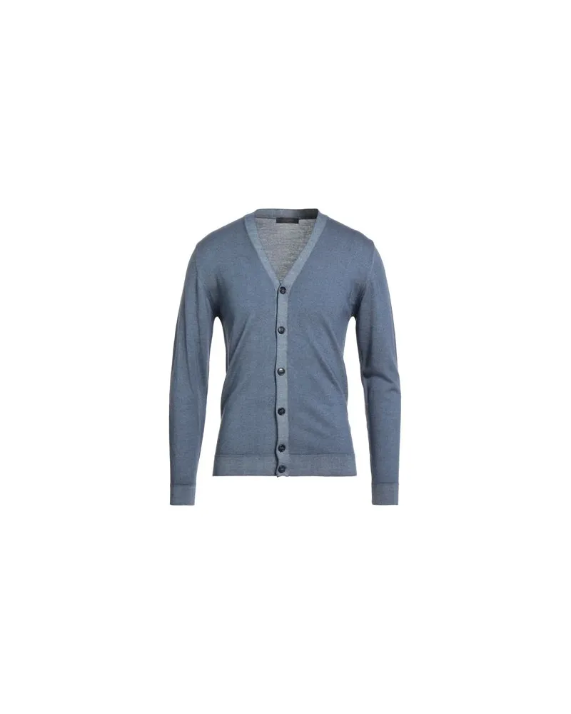 Daniele Fiesoli STRICKWAREN - Strickjackenauf YOOX.COM Taubenblau