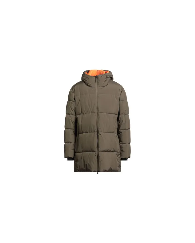 Manuel Ritz JACKEN & MÄNTEL - Pufferjacken & Daunenjackenauf YOOX.COM Militärgrün