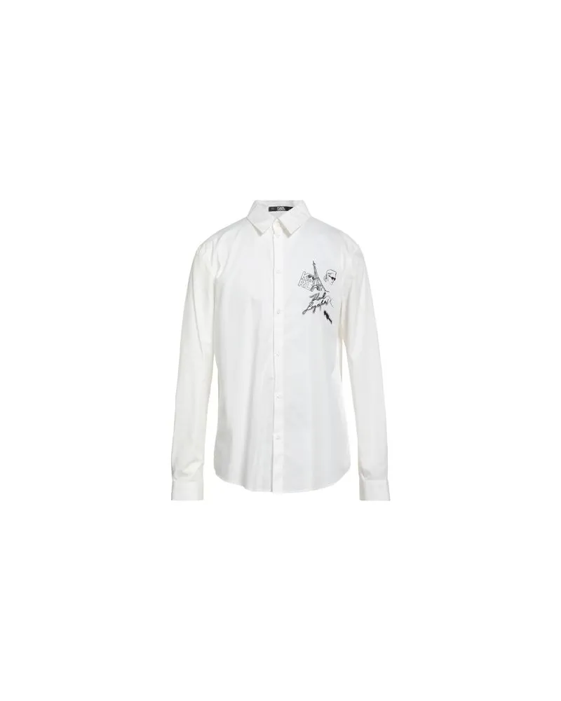 Karl Lagerfeld TOPS - Hemdenauf YOOX.COM Weiß