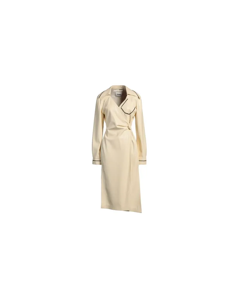 Nanushka KLEIDER - Midi-Kleiderauf YOOX.COM Beige