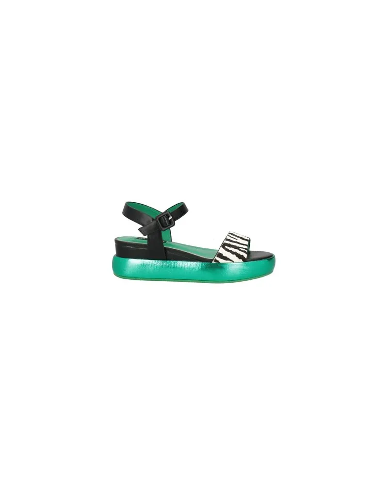 Luciano Barachini SCHUHE - Sandalenauf YOOX.COM Smaragdgrün