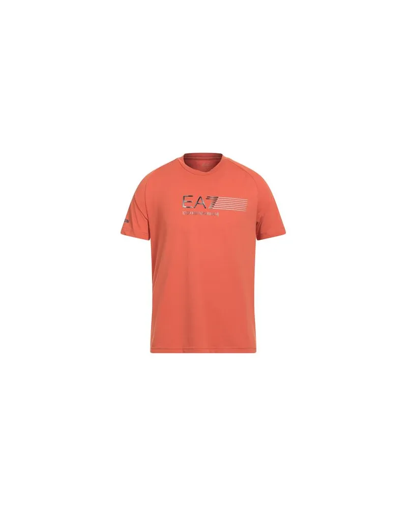 EA7 TOPS - T-shirtsauf YOOX.COM Rostrot