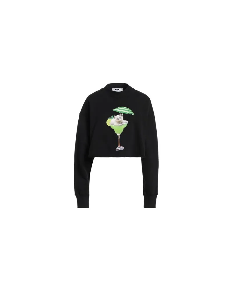 MSGM TOPS - Sweatshirtsauf YOOX.COM Schwarz