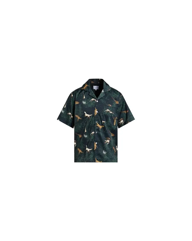 RHUDE TOPS - Hemdenauf YOOX.COM Dunkelgrün