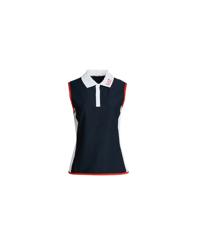 EA7 TOPS - Poloshirtsauf YOOX.COM Marineblau