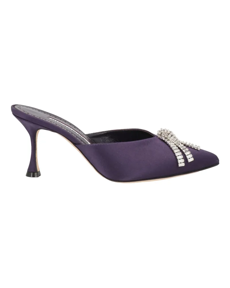 Manolo Blahnik Mules & Clogs Violett