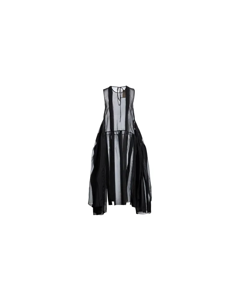 Uma Wang KLEIDER - Midi-Kleiderauf YOOX.COM Schwarz