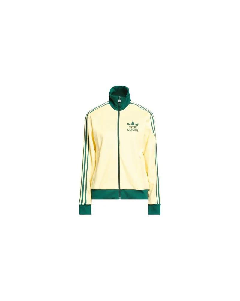 adidas TOPS - Sweatshirtsauf YOOX.COM Pastellgelb