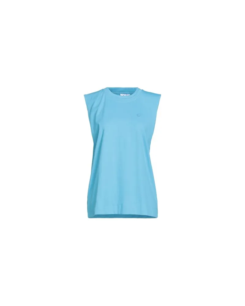 adidas TOPS - T-shirtsauf YOOX.COM Azurblau
