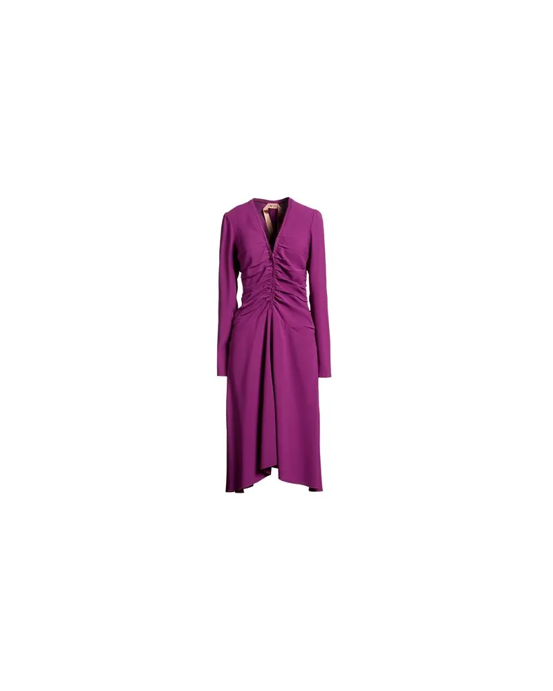 N° 21 KLEIDER - Midi-Kleiderauf YOOX.COM Malve