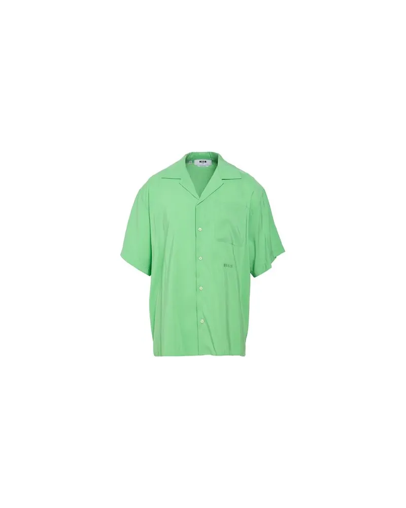 MSGM TOPS - Hemdenauf YOOX.COM Säuregrün