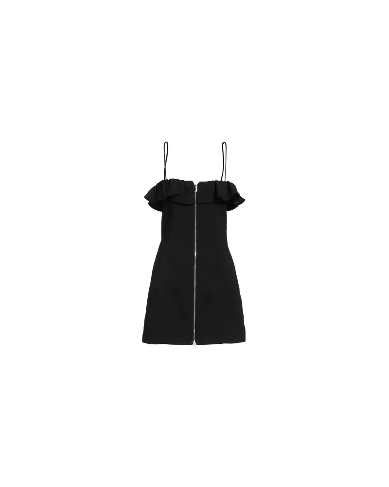 Ganni KLEIDER - Mini-Kleiderauf YOOX.COM Schwarz