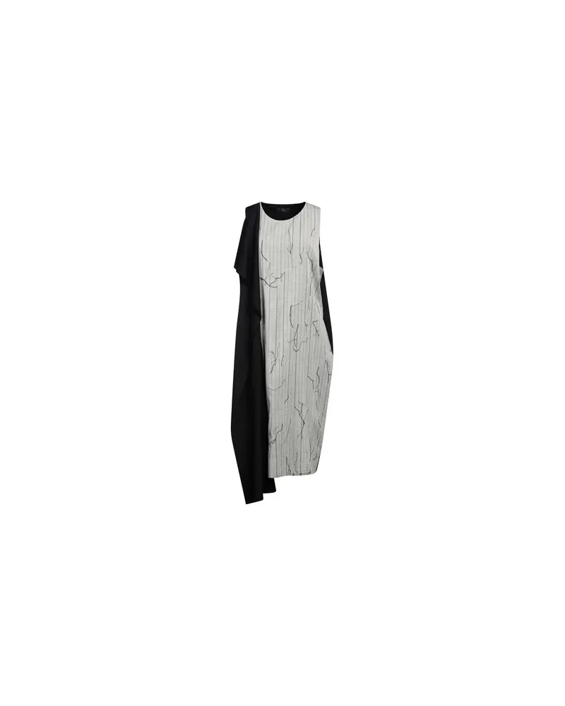 Y'S YOHJI YAMAMOTO KLEIDER - Midi-Kleiderauf YOOX.COM Grau