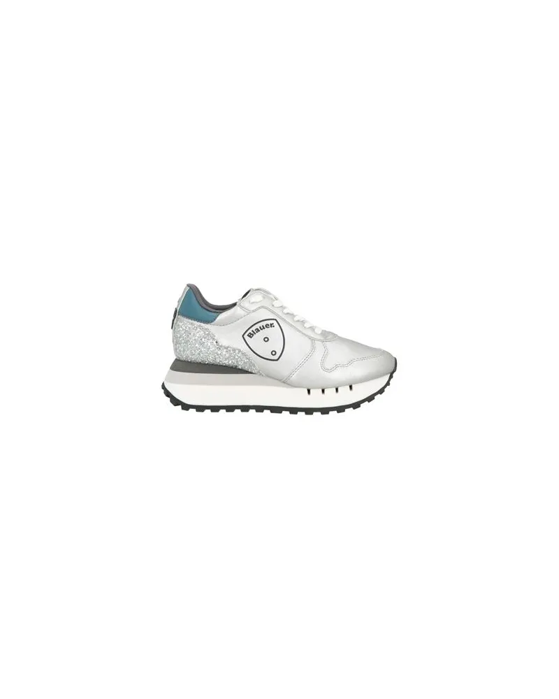Blauer SCHUHE - Sneakersauf YOOX.COM Silber