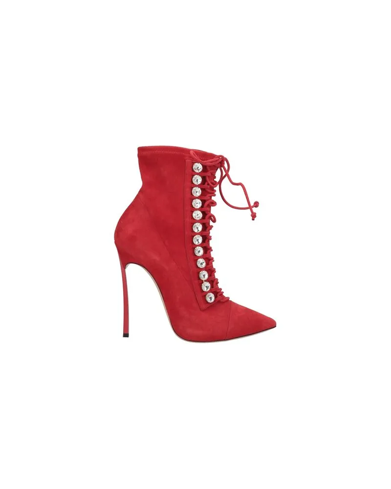 Casadei SCHUHE - Stiefelettenauf YOOX.COM Rot