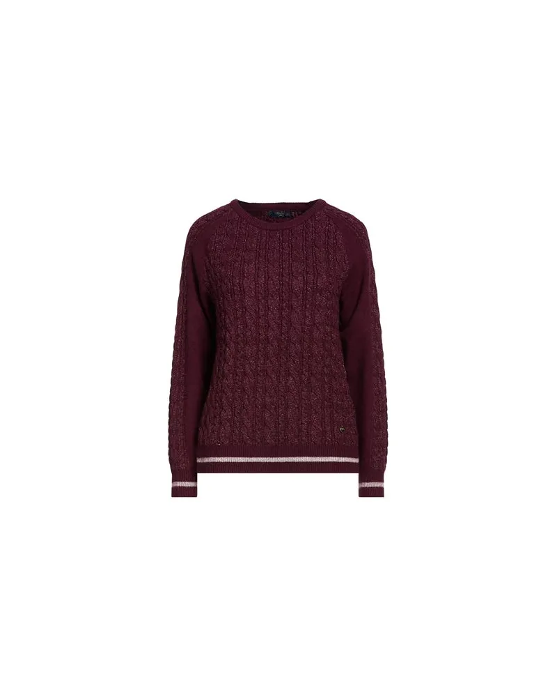 YES ZEE by Essenza SPORTY CHIC - STRICKWAREN - Pulloverauf YOOX.COM Purpur