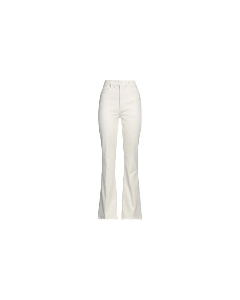 Mother HOSEN & RÖCKE - Jeanshosenauf YOOX.COM Elfenbein