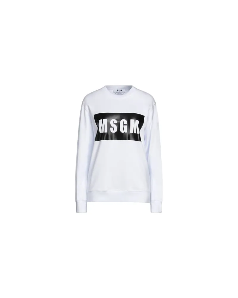 MSGM TOPS - Sweatshirtsauf YOOX.COM Weiß