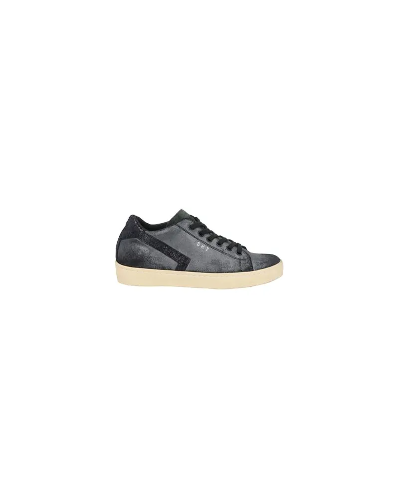 Leather Crown SCHUHE - Sneakersauf YOOX.COM Schwarz
