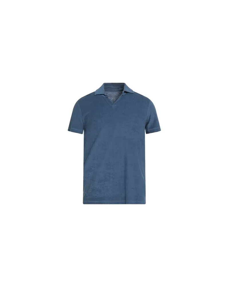 Majestic TOPS - Poloshirtsauf YOOX.COM Taubenblau