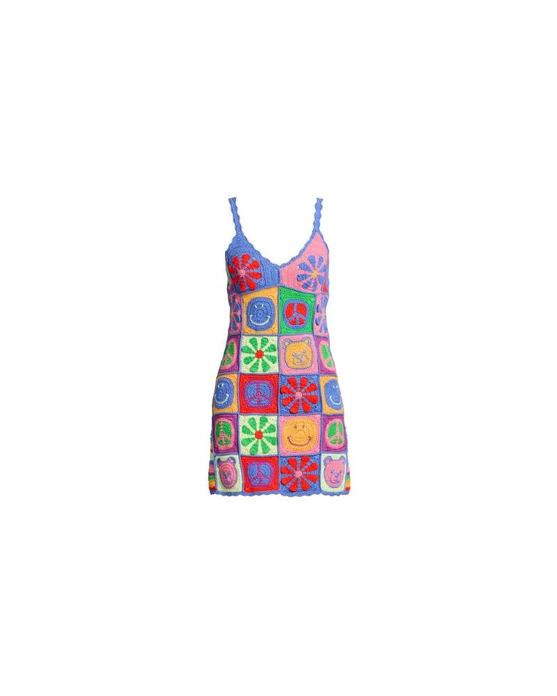 Moschino X SMILEY WORLD® - KLEIDER - Mini-Kleiderauf YOOX.COM Azurblau