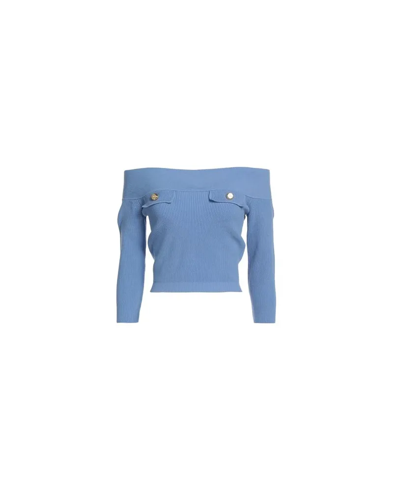 Elisabetta Franchi TOPS - Topsauf YOOX.COM Himmelblau