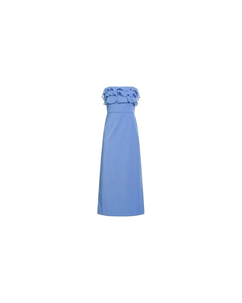 Alberta Ferretti KLEIDER - Midi-Kleiderauf YOOX.COM Azurblau