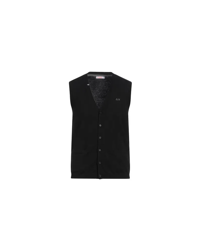 Sun68 STRICKWAREN - Strickjackenauf YOOX.COM Schwarz