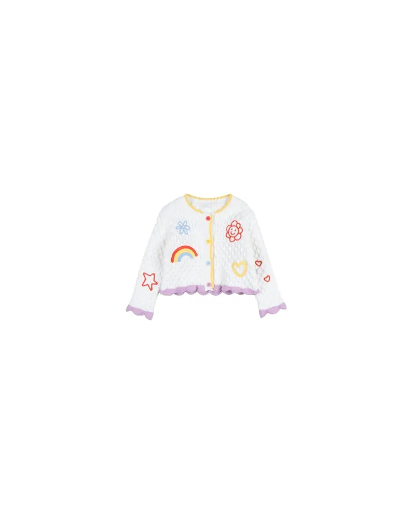 Stella McCartney Kids STRICKWAREN - Strickjackenauf YOOX.COM Elfenbein