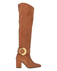 Pinko Stiefel Kamel