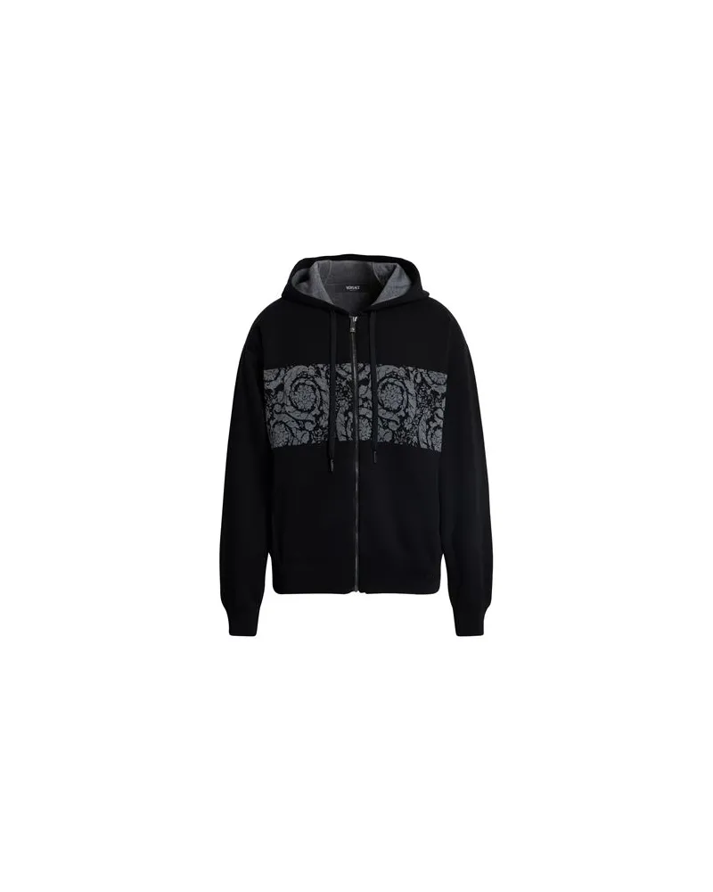 Versace STRICKWAREN - Strickjackenauf YOOX.COM Schwarz